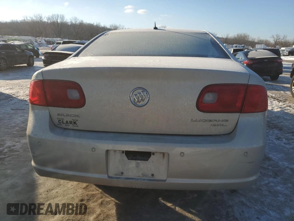 2007 Buick Lucerne CXL with VIN 1G4HD57297U137500, listed as a Copart auction lot 41395255 with 201,154 mi miles and Salvage Title. Bid and sale history available at DreamBid. Image 6.
