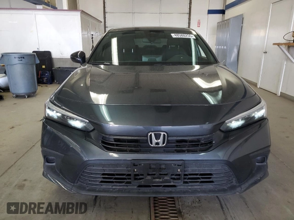 2024 Honda Civic Sedan Sport with VIN 2HGFE2F51RH530014, listed as a Copart auction lot 48580255 with 11,302 mi miles and Salvage Title. Bid and sale history available at carsss.com. Image 5.