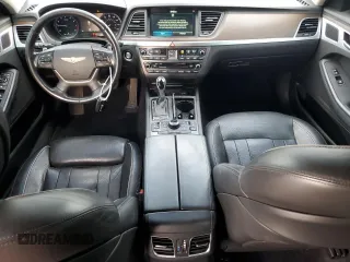 2015 Hyundai Genesis 3.8L with VIN KMHGN4JE3FU071370, listed as a Copart auction lot 68129914 with 131,112 mi miles and Salvage Title. Bid and sale history available at carsss.com. Image 8.