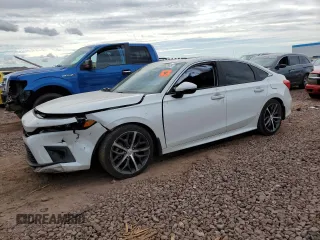 2022 Honda Civic Sedan Touring with VIN 2HGFE1F97NH316040, listed as a Copart auction lot 49002805 with 41,385 mi miles and Salvage Title. Bid and sale history available at carsss.com. Image 1.