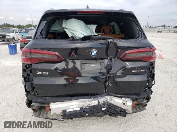 2021 BMW X5 sDrive40i with VIN 5UXCR4C0XM9G05040, listed as a Copart auction lot 50714743 with Not Provided miles and . Bid and sale history available at DreamBid. Image 6.