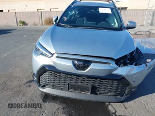 2023 Toyota Corolla Cross Hybrid S with VIN 7MUFBABG7PV003141, listed as a IAAI auction lot 41443111 with 16,297 mi miles and . Bid and sale history available at DreamBid. Image 12.