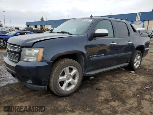 2008 Chevrolet Avalanche LT w/3LT with VIN 3GNFK12388G157792, listed as a Copart auction lot 42905525 with 336,462 mi miles and Clean Title. Bid and sale history available at carsss.com. Image 1.