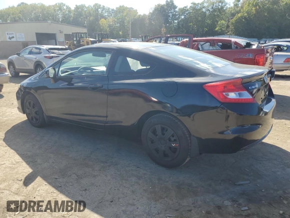 2013 Honda Civic Cpe LX with VIN 2HGFG3B53DH527761, listed as a Copart auction lot 70784624 with 95,322 mi miles and Salvage Title. Bid and sale history available at carsss.com. Image 2.