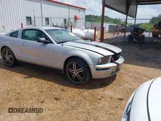 2005 Ford Mustang GT Deluxe z VIN 1ZVFT82H955169508, wystawiony jako IAAI lot #42133867 z przebiegiem 241 689 mil mil oraz . Historia ofert i sprzedaży dostępna na DreamBid. Obrazek 1.