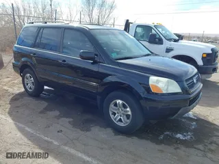2005 Honda Pilot EX-L with RES with VIN 2HKYF18605H545609, listed as a IAAI auction lot 41626754 with 235,647 mi miles. Bid and sale history available at carsss.com. Image 1.