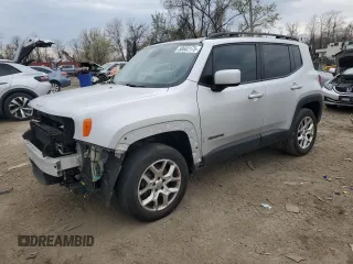 2015 Jeep Renegade Latitude with VIN ZACCJBBTXFPC03994, listed as a Copart auction lot 50682175 with 114,954 mi miles and Salvage Title. Bid and sale history available at carsss.com. Image 1.