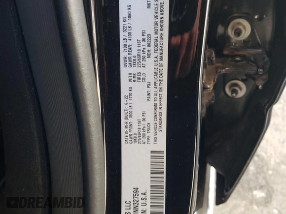 2022 Ram 1500 Big Horn z VIN 1C6SRFMT1NN327594, wystawiony jako Copart lot #41507315 z przebiegiem 52 343 mil mil oraz Szkoda całkowita • Salvage title. Historia ofert i sprzedaży dostępna na DreamBid. Obrazek 14.