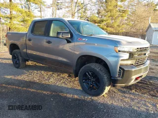 2021 Chevrolet Silverado 1500 LT Trail Boss with VIN 1GCPYFED4MZ413417, listed as a IAAI auction lot 41755024 with 124,091 mi miles and . Bid and sale history available at DreamBid. Image 1.