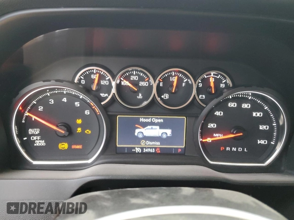2022 Chevrolet Silverado 1500 LT with VIN 3GCPWCED1NG100217, listed as a Copart auction lot 88454345 with 34,963 mi miles and Clean Title. Bid and sale history available at DreamBid. Image 9.