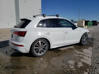 2021 Audi Q5 Premium Plus with VIN WA1E2AFY2M2041530, listed as a Copart auction lot 76736194 with 61,401 mi miles and Salvage Title. Bid and sale history available at carsss.com. Image 3.