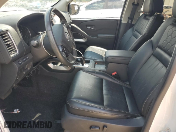 2022 Nissan Frontier Pro-4X with VIN 1N6ED1EK2NN665676, listed as a Copart auction lot 62033425 with 22,776 mi miles and Salvage title. Bid and sale history available at DreamBid. Image 7.