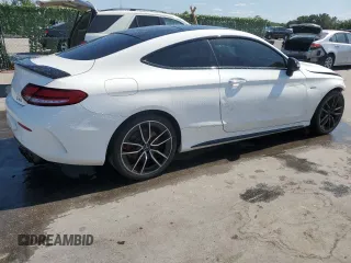 2021 Mercedes-Benz C 43 AMG with VIN W1KWJ6EB8MG056601, listed as a Copart auction lot 56925994 with 40,914 mi miles and Non repairable. Bid and sale history available at DreamBid. Image 3.