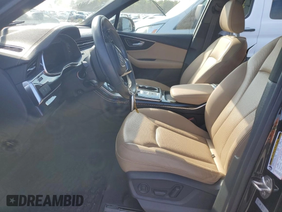 2023 Audi Q7 Premium Plus with VIN WA1LXBF77PD006805, listed as a Copart auction lot 66001664 with 25,494 mi miles and Salvage Title. Bid and sale history available at carsss.com. Image 7.