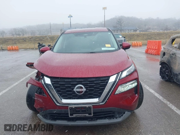 2023 Nissan Rogue SV with VIN 5N1BT3BB4PC919536, listed as a IAAI auction lot 41705241 with 26,613 mi miles. Bid and sale history available at carsss.com. Image 13.