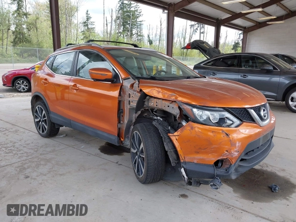 2017 Nissan Rogue Sport SL with VIN JN1BJ1CR7HW106222, listed as a IAAI auction lot 42085022 with 87,389 mi miles. Bid and sale history available at carsss.com. Image 1.
