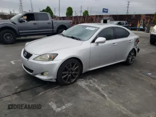 2006 Lexus IS 350 z VIN JTHBE262665011450, wystawiony jako Copart lot #55857015 z przebiegiem 141 735 mil mil oraz Szkoda całkowita • Salvage title. Historia ofert i sprzedaży dostępna na DreamBid. Obrazek 1.