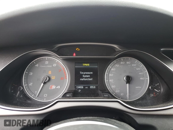 2014 Audi S4 Premium Plus with VIN WAUBGAFL2EA056306, listed as a Copart auction lot 71521274 with 134,656 mi miles and Salvage Title. Bid and sale history available at carsss.com. Image 9.