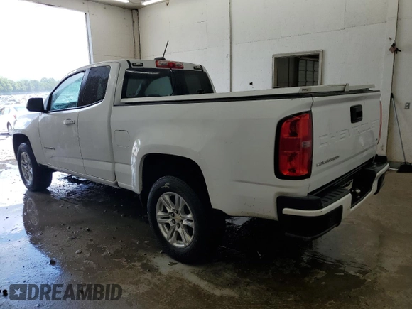 2021 Chevrolet Colorado 2WD LT with VIN 1GCHSCEA9M1238526, listed as a Copart auction lot 60632835 with 96,140 mi miles and Clean title. Bid and sale history available at DreamBid. Image 2.