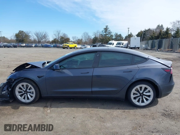 2022 Tesla Model 3 Long Range with VIN 5YJ3E1EB0NF314870, listed as a IAAI auction lot 41762301 with 38,840 mi miles and . Bid and sale history available at DreamBid. Image 14.