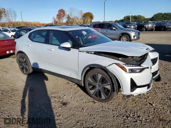 2023 Polestar 2 with VIN YSMED3KA0PL131234, listed as a Copart auction lot 78166954 with 32,508 mi miles and Salvage Title. Bid and sale history available at carsss.com. Image 4.