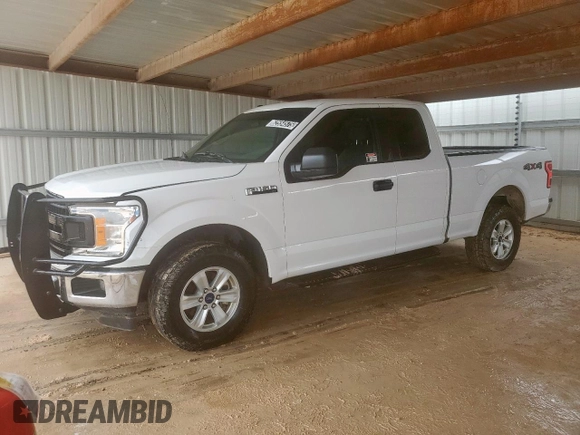 2018 Ford F-150 XL with VIN 1FTFX1E54JKF31126, listed as a Copart auction lot 62554575 with 182,681 mi miles and Clean title. Bid and sale history available at DreamBid. Image 1.