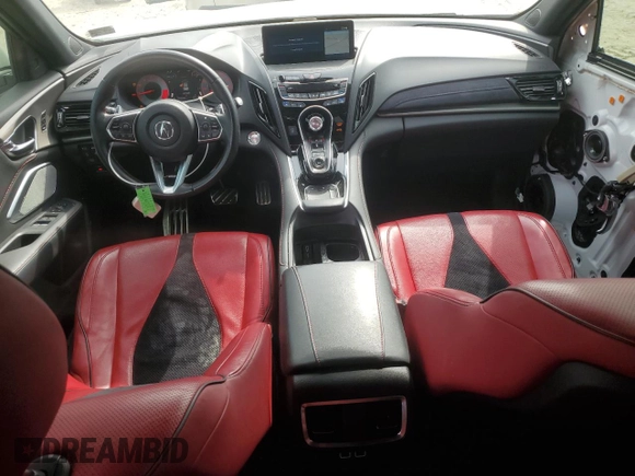 2020 Acura RDX w/A-Spec Pkg with VIN 5J8TC1H65LL017352, listed as a Copart auction lot 51107015 with 75,433 mi miles and Salvage Title. Bid and sale history available at carsss.com. Image 9.