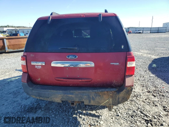 2007 Ford Expedition XLT with VIN 1FMFU15597LA48867, listed as a Copart auction lot 47852845 with 270,452 mi miles and Salvage title. Bid and sale history available at DreamBid. Image 6.