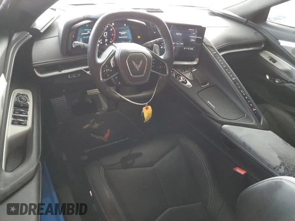 2022 Chevrolet Corvette 3LT with VIN 1G1YC3D47N5115044, listed as a Copart auction lot 46327655 with 4,641 mi miles and Salvage Title. Bid and sale history available at carsss.com. Image 8.