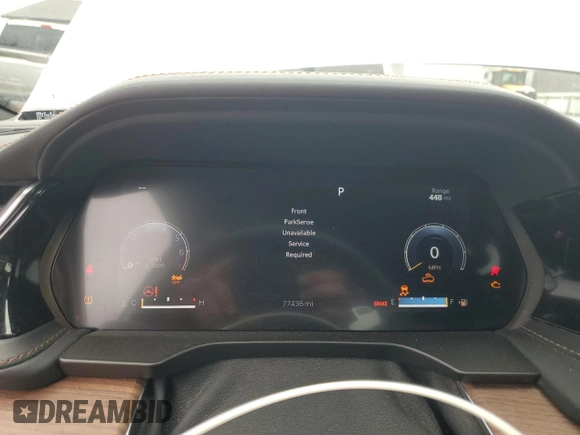 2022 Jeep Grand Cherokee Summit Reserve with VIN 1C4RJHEG6N8610843, listed as a Copart auction lot 63500415 with 77,436 mi miles and Clean title. Bid and sale history available at DreamBid. Image 9.