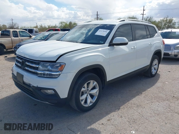 2018 Volkswagen Atlas SE с VIN 1V2KR2CA6JC576835, выставлен на аукционе IAAI как лот 42174916 с пробегом 153 322 миль миль и . История ставок и продаж доступна на DreamBid. Изображение 2.
