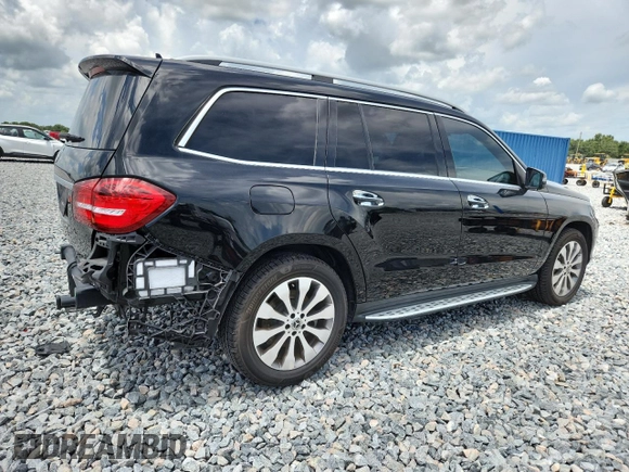 2018 Mercedes-Benz GLS 450 with VIN 4JGDF6EE8JB137292, listed as a Copart auction lot 63616905 with 110,496 mi miles and Salvage title. Bid and sale history available at DreamBid. Image 3.