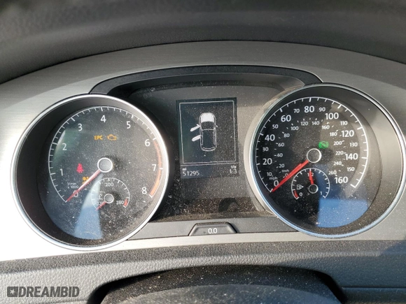 2015 Volkswagen Golf TSI S with VIN 3VW217AU6FM099720, listed as a Copart auction lot 43826593 with 51,295 mi miles. Bid and sale history available at carsss.com. Image 9.