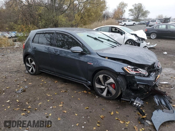 2019 Volkswagen Golf GTI S with VIN 3VW6T7AU7KM013191, listed as a Copart auction lot 77268803 with 38,851 mi miles. Bid and sale history available at carsss.com. Image 4.