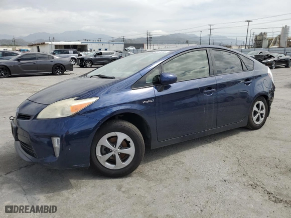 2013 Toyota Prius One with VIN JTDKN3DUXD1652066, listed as a Copart auction lot 49179265 with 285,902 mi miles and Salvage Title. Bid and sale history available at carsss.com. Image 1.