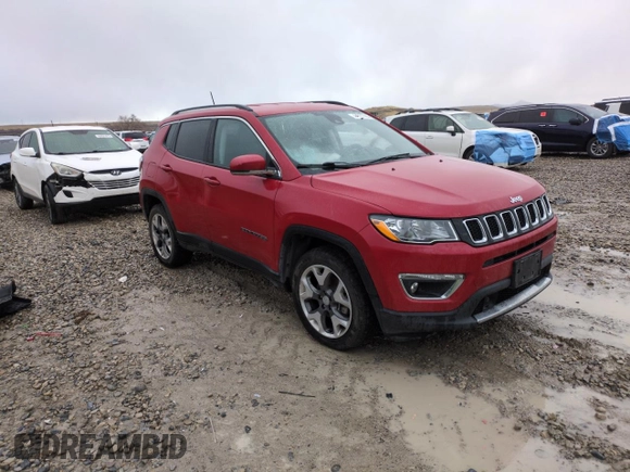 2021 Jeep Compass Limited with VIN 3C4NJDCB0MT527990, listed as a Copart auction lot 44637765 with 76,095 mi miles and Salvage Title. Bid and sale history available at carsss.com. Image 4.