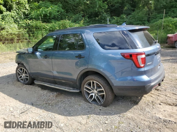 2019 Ford Explorer Sport with VIN 1FM5K8GT9KGB00263, listed as a Copart auction lot 61103165 with Not provided miles and Salvage title. Bid and sale history available at DreamBid. Image 2.