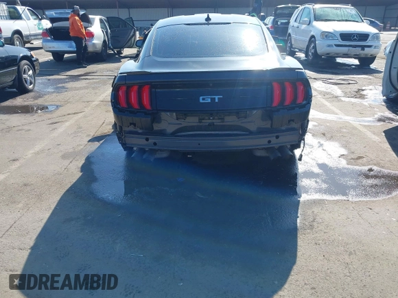 2022 Ford Mustang GT with VIN 1FA6P8CF6N5135181, listed as a IAAI auction lot 42171291 with 22,371 mi miles. Bid and sale history available at carsss.com. Image 18.