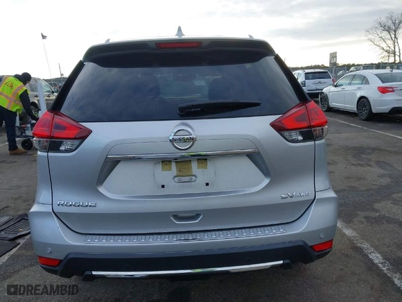 2019 Nissan Rogue SV with VIN JN8AT2MV1KW379852, listed as a IAAI auction lot 41497346 with 52690 miles. Bid and sale history available at carsss.com. Image 16.