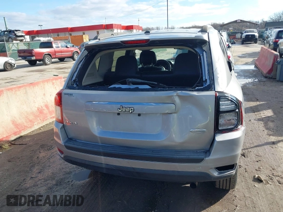 2016 Jeep Compass Latitude with VIN 1C4NJDEB5GD713905, listed as a IAAI auction lot 41138023 with 107,479 mi miles and . Bid and sale history available at DreamBid. Image 17.
