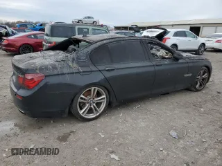 2013 BMW 7 Series 740Li with VIN WBAYE4C50DD137454, listed as a Copart auction lot 84876294 with Not provided miles and Salvage title. Bid and sale history available at DreamBid. Image 3.