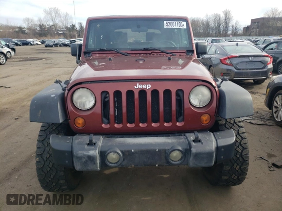 2007 Jeep Wrangler X with VIN 1J4FA24147L160102, listed as a Copart auction lot 52001105 with 219,939 mi miles and Clean Title. Bid and sale history available at carsss.com. Image 5.