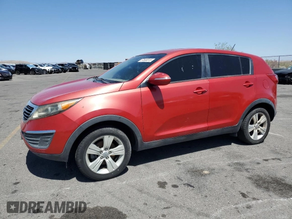 2012 Kia Sportage LX with VIN KNDPB3A25C7345952, listed as a Copart auction lot 57830015 with 101,757 mi miles and Salvage title. Bid and sale history available at DreamBid. Image 1.