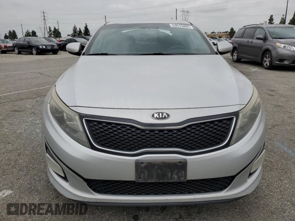 2015 Kia Optima LX with VIN 5XXGM4A77FG462827, listed as a Copart auction lot 53515465 with 187,016 mi miles and Salvage Title. Bid and sale history available at DreamBid. Image 5.