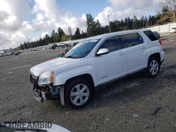2017 GMC Terrain SLE with VIN 2GKALMEKXH6347601, listed as a Copart auction lot 52768725 with 83,358 mi miles and Salvage Title. Bid and sale history available at carsss.com. Image 1.