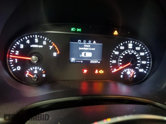 2021 Kia Soul S with VIN KNDJ23AU2M7759909, listed as a Copart auction lot 50730975 with 25,297 mi miles and Salvage Title. Bid and sale history available at DreamBid. Image 9.