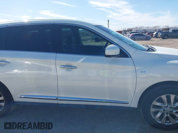 2014 Infiniti QX60 with VIN 5N1AL0MN4EC550191, listed as a IAAI auction lot 41702478 with 176,885 mi miles. Bid and sale history available at carsss.com. Image 13.