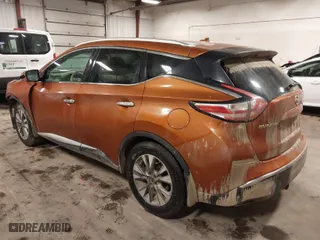 2015 Nissan Murano Platinum with VIN 5N1AZ2MH7FN282814, listed as a IAAI auction lot 41719983 with 220,000 mi miles. Bid and sale history available at carsss.com. Image 3.
