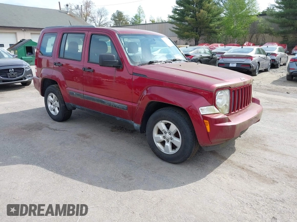 2012 Jeep Liberty Sport with VIN 1C4PJMAK0CW122555, listed as a IAAI auction lot 42210616 with 84,595 mi miles and . Bid and sale history available at DreamBid. Image 1.