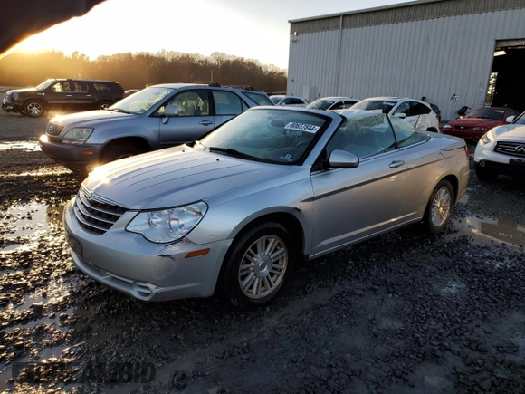 2008 Chrysler Sebring Touring with VIN 1C3LC55R78N291771, listed as a Copart auction lot 80657844 with 81,817 mi miles and Salvage Title. Bid and sale history available at carsss.com. Image 1.